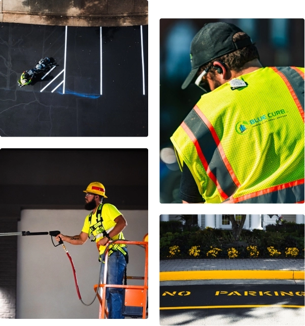 Blue Curb, LLC Services Collage