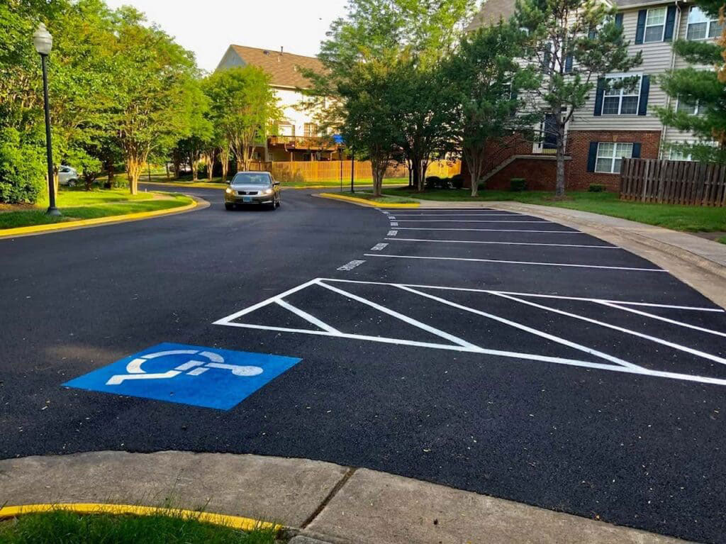 handicap parking spot